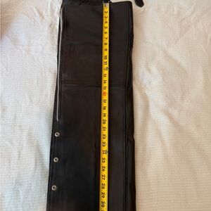 Black Leather Men’s Chaps